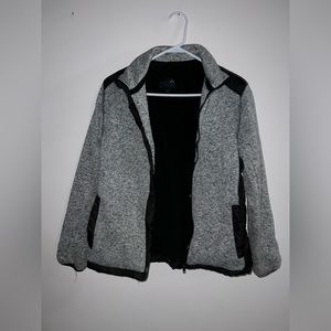 Grey Zip Up Jacket